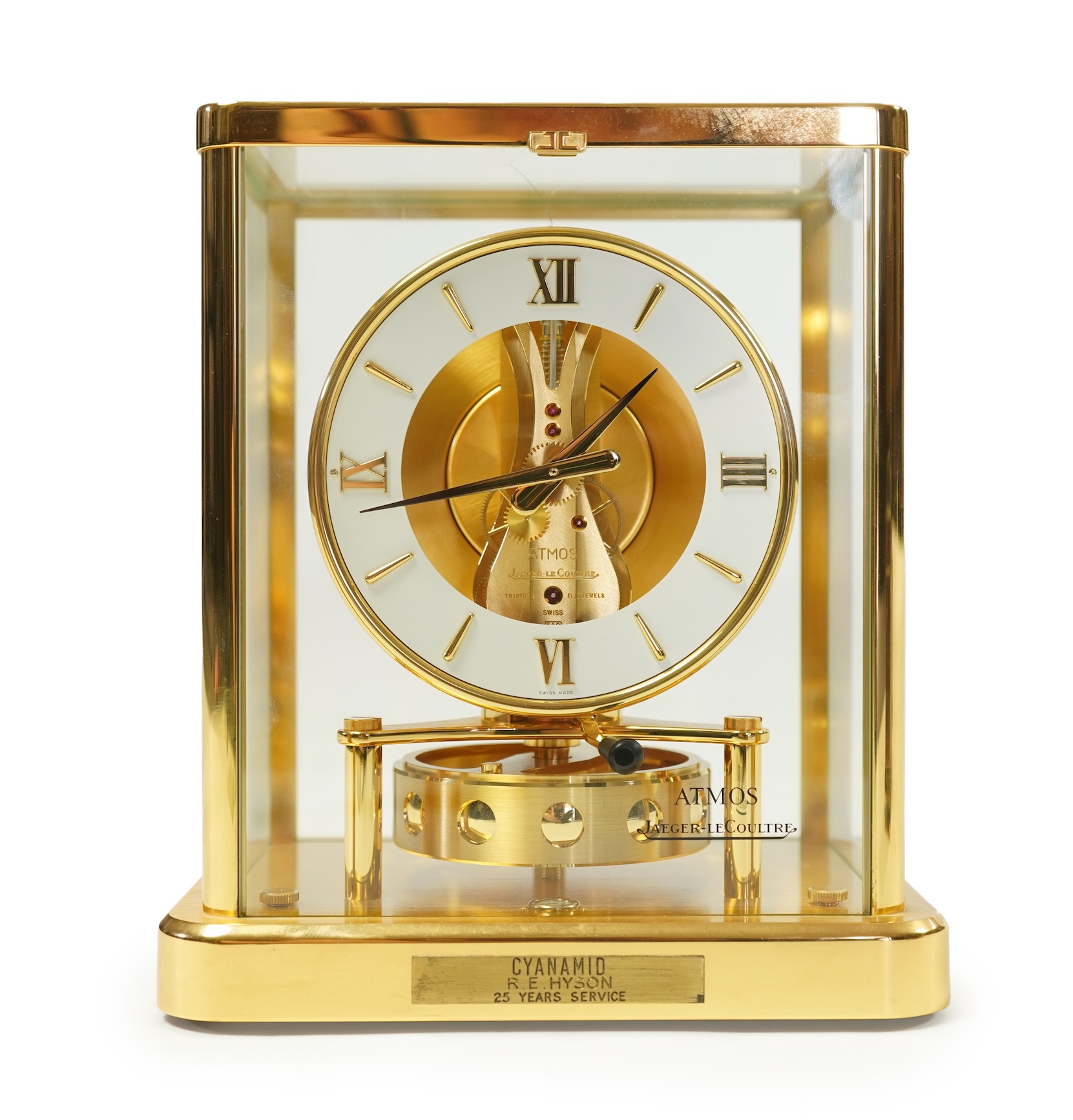 A Jaeger-LeCoultre Atmos clock
